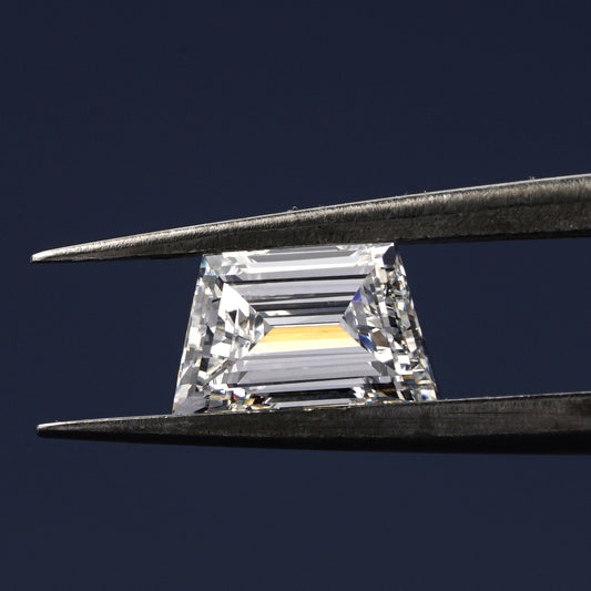 Trapezoid Step Cut Lab grown Diamond For Engagement Ring For Diamond Ring For Side Stone For Earring Pair For Customization