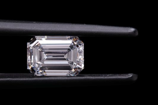 Emerald Cut Labgrown Diamond For Engagement Ring DE Color Loose Diamond For Wedding Band Emerald Cut Solitaire Diamond Pendant CVD Diamond