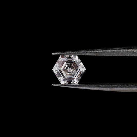 Hexagon Step Cut Lab grown Diamond CVD Diamond Engagement Ring Fancy Cut Diamond HPHT Diamond Stud For Stunning Gift Antique Cut Diamond