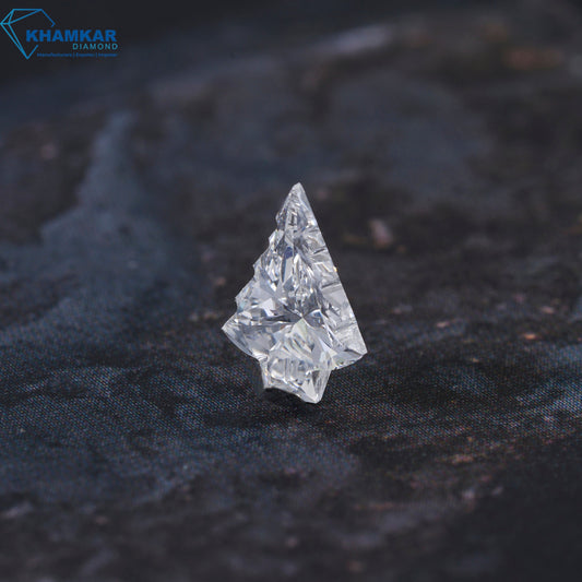 Christmas Tree Lab Grown Loose Diamond Antique Cut Christmas Tree For Necklace Eco Friendly Diamond For Studs Earring Chrismas Gift For Her