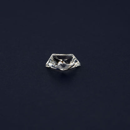 Cadillac Step Cut Lab Grown Diamond for Semi Mount Ring, Eco-Friendly Diamond
