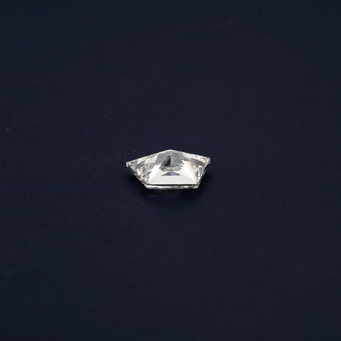 Cadillac Step Cut Lab Grown Diamond for Semi Mount Ring, Eco-Friendly Diamond