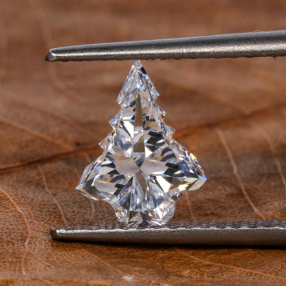 Christmas Tree Cut Lab Grown diamond,1.00 Ct Antique Cut Diamond For Solitaire Ring,Loose Diamond For Christmas Gift,Diamond gift For Women