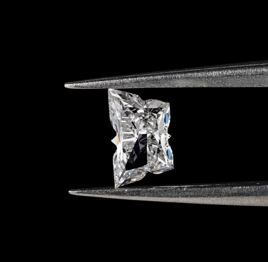 Butterfly Shape Lab grown Diamond 14K White Gold Created Diamond Wedding Ring White Gold Lab Grown Diamond Wedding Pendant Fancy Cut Diamond