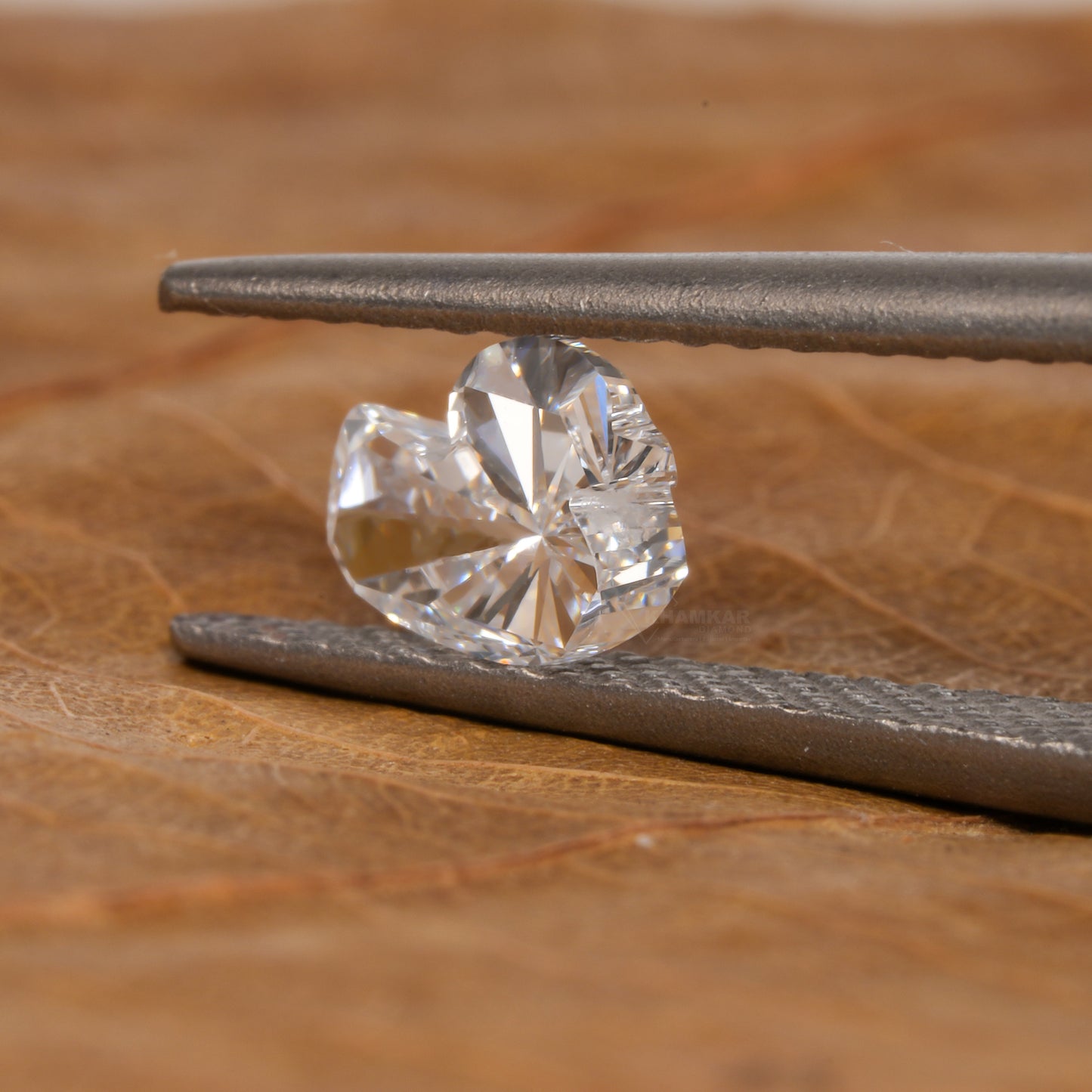 Duck Shape Antique Lab Grown Diamond for Pendant & Stud Earrings