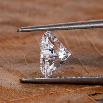 Lotus Cut Lab Grown Diamond,Antique Cut Diamond For Engagement Pendant,Fancy Cut Lab Created Diamond for Gift,Flower Cut Diamond Gift Ring