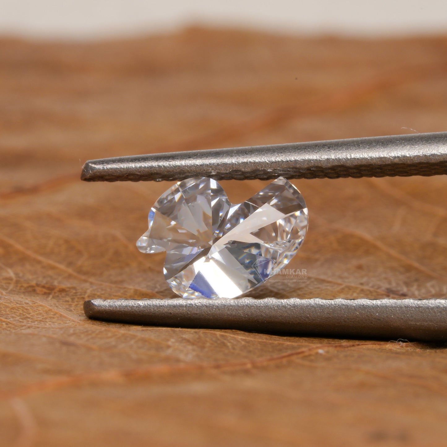 Duck Shape Antique Lab Grown Diamond for Pendant & Stud Earrings