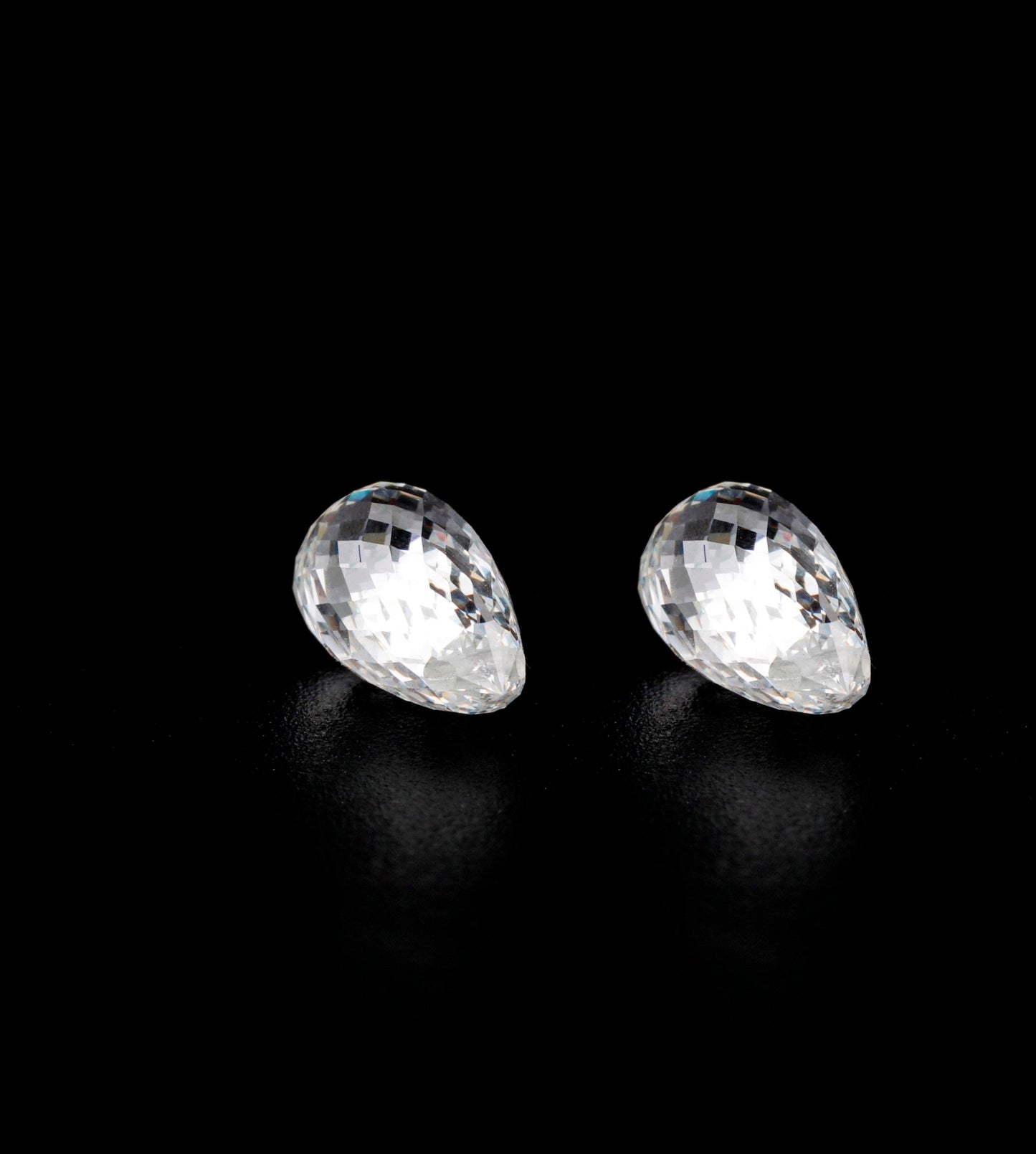 Briolette Lab Grown Diamond For Solitaire Studs HPHT Lab Created Diamond For Drop Earring  For Hoop Diamond Earring For Customization