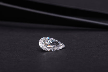 Pear Cut Lab grown Diamond For Engagement Ring Conflict Free Diamond Loose For Her Pear Cut CVD Diamond For Solitaire Necklace Gift For Her