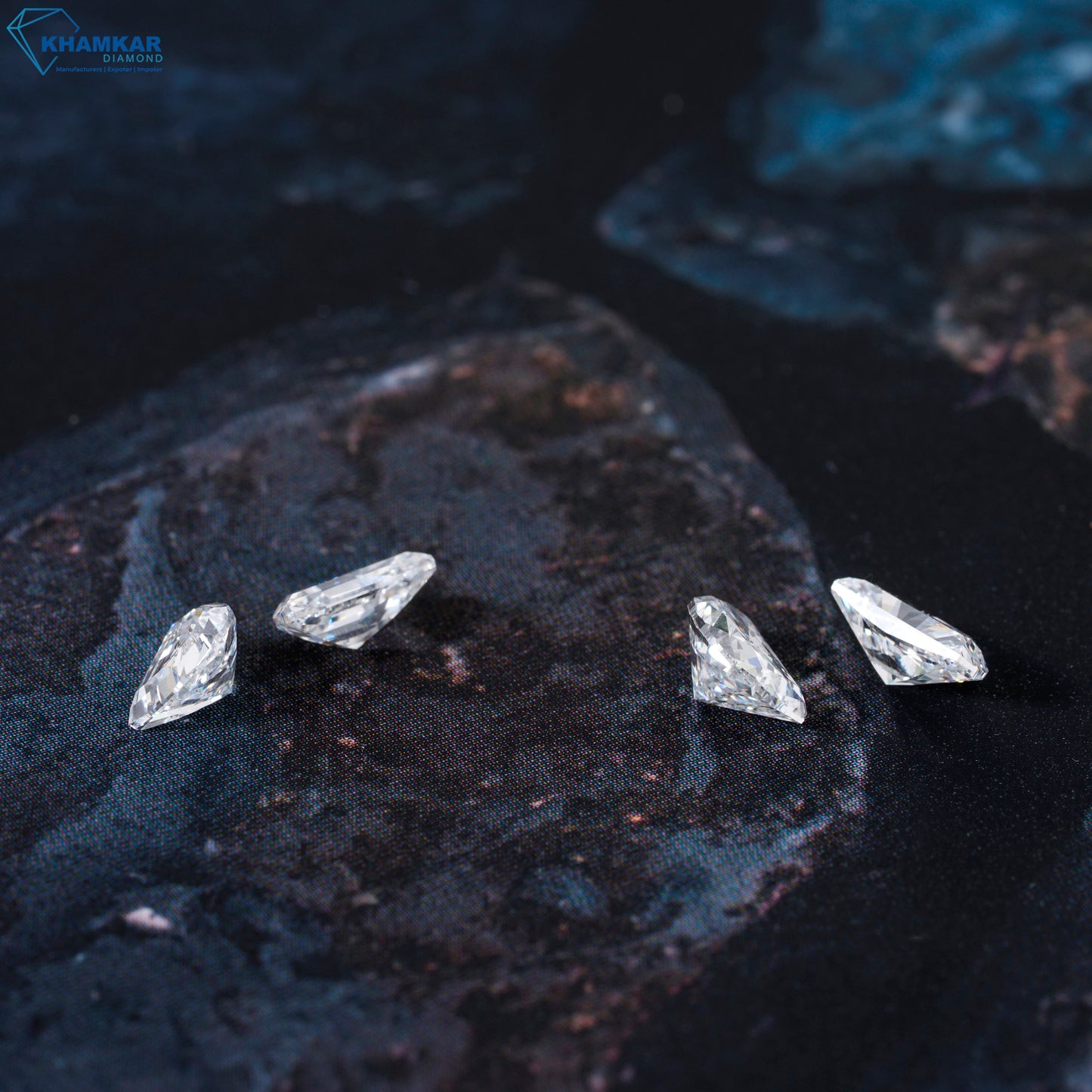 Half Moon Cut Lab Grown Diamond Engagement Ring HPHT Diamond For Solitaire Studs Lab created Antique Cut Diamond Ring For Customization