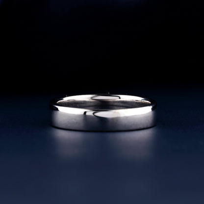 Princess Lab Grown Diamond Men’s Wedding Band In 14K White Gold
