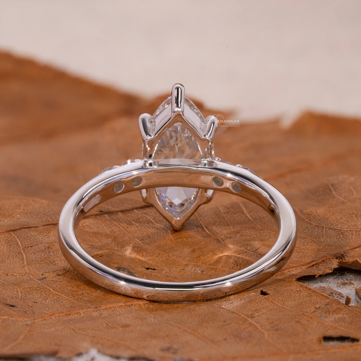 1.50 CT Marquise Cut Lab Diamond Five Stone Engagement Ring for Women