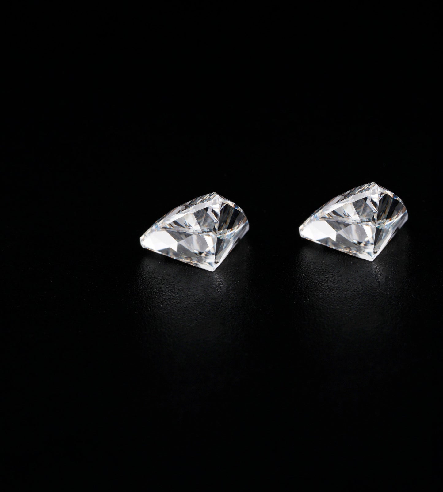Trillion Cut CVD Lab Diamond Diamond 14K Gold Earring For Solitaire Studs Trillion Diamond For Love Pendant For 3 Stone Diamond Ring