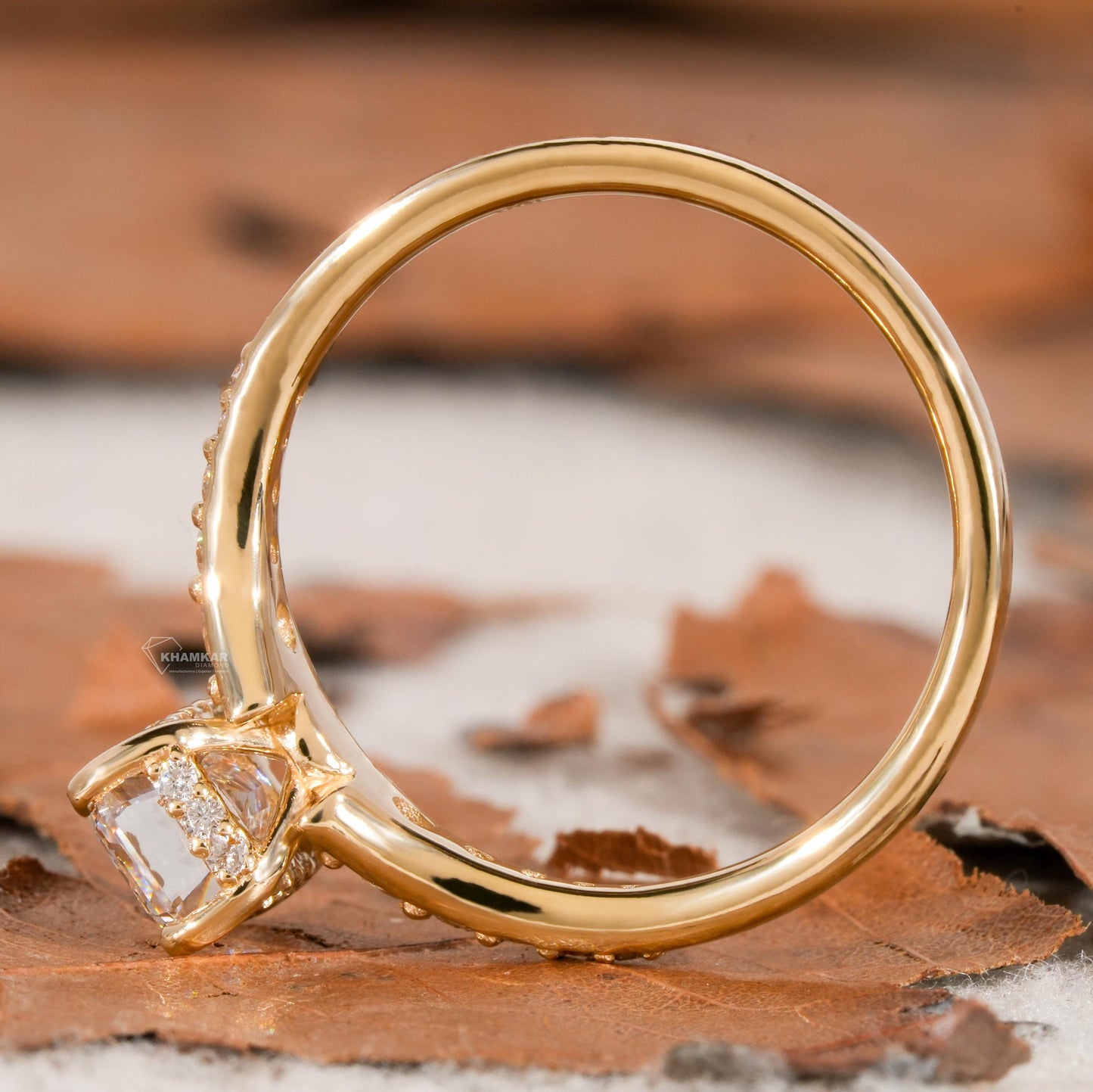 1 CT Emerald Cut Lab Diamond Engagement Ring – IGI Certified