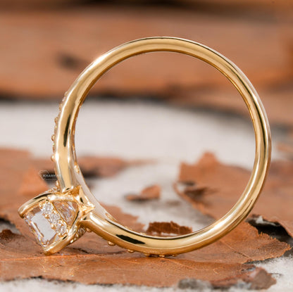 1 CT Emerald Cut Lab Diamond Engagement Ring – IGI Certified