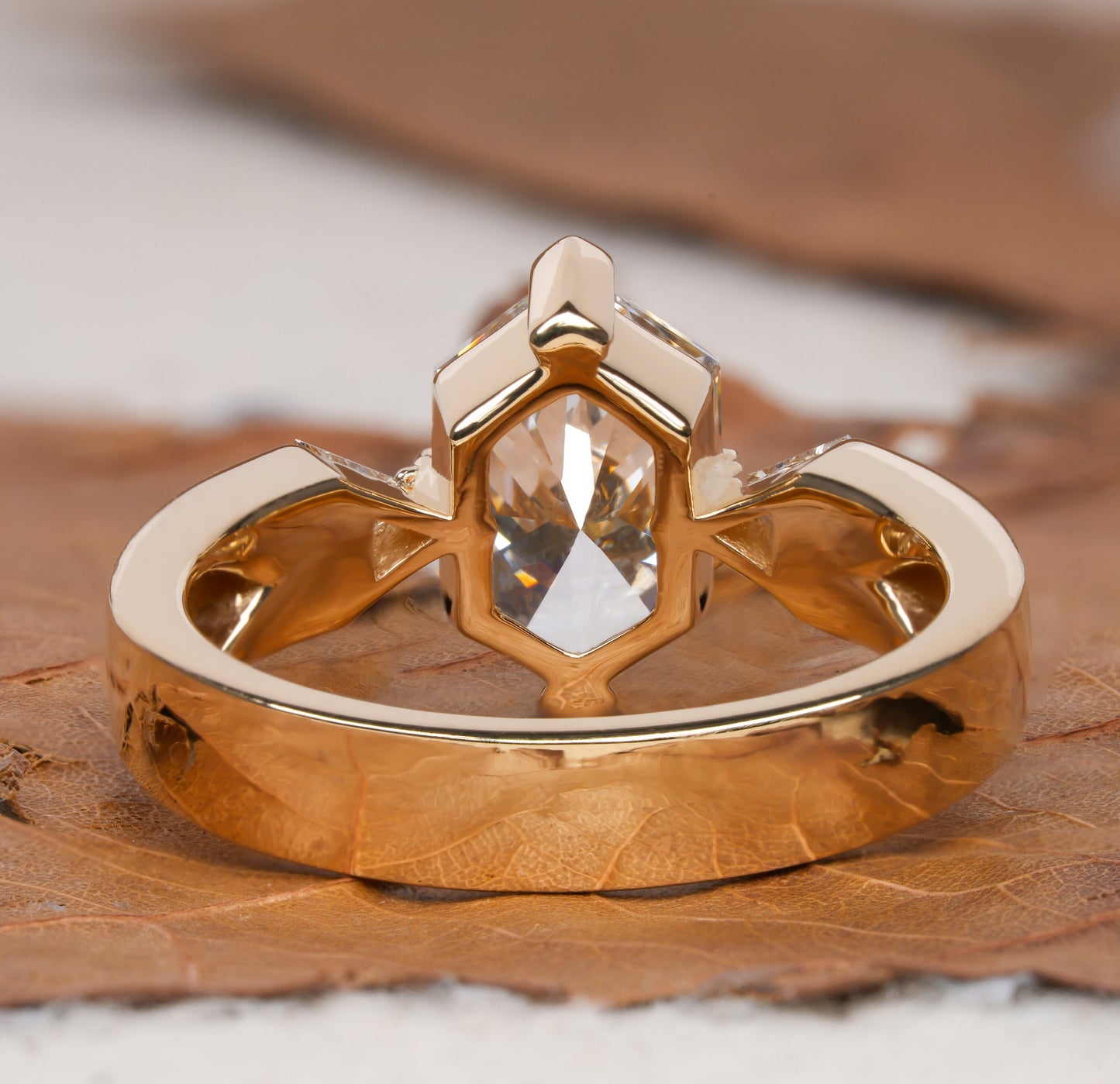 2.00CT Dutch Marquise Lab Diamond Three Stone Engagement Ring For Her