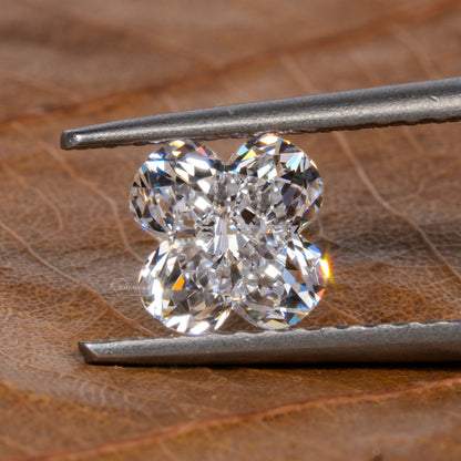 Floral Shape Brilliant Cut Lab Grown Diamond,1.00Ct Floral Diamond For Engagement Ring,Flower Shape Diamond For Anniversary Gift,CVD Diamond