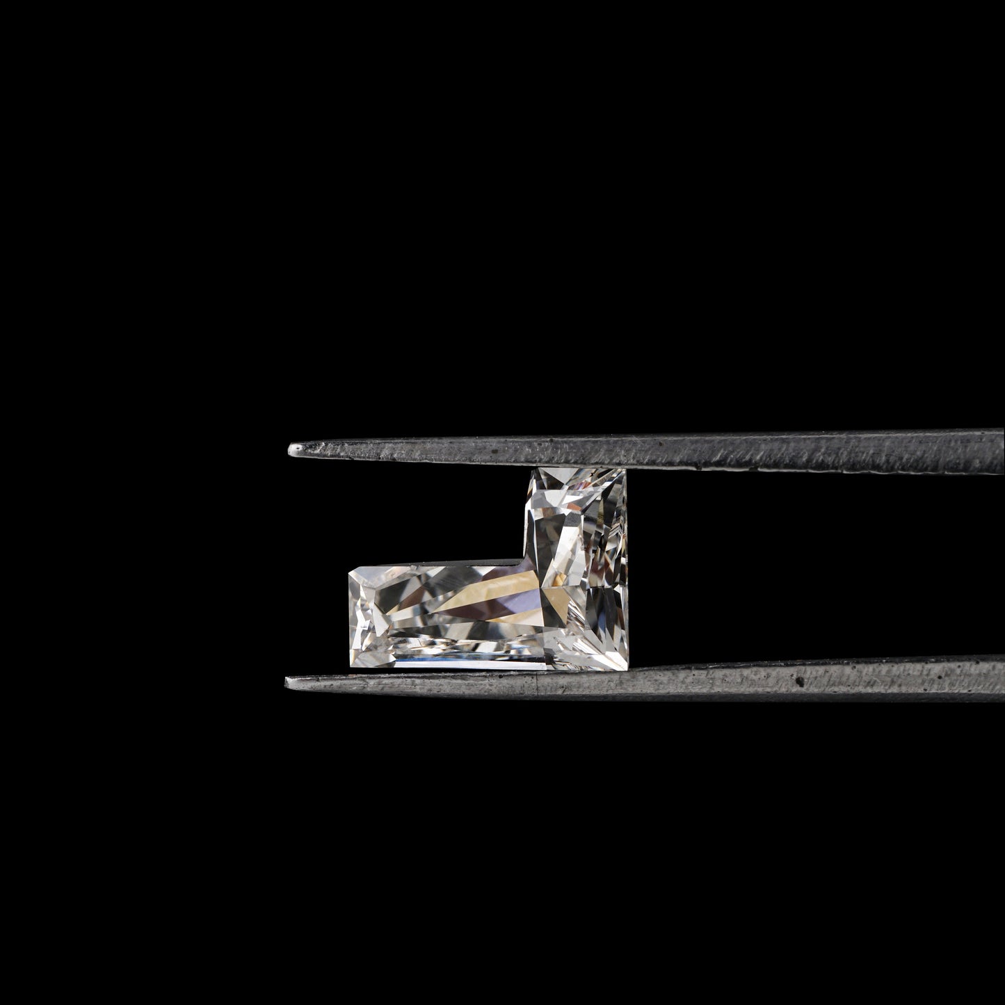 L Shape Labgrown Diamond CVD-Lab Diamond For Studs Anniversary Gift For Neckless Fancy Cut Diamond Antique Cut Diamond Birthday Gift For Her