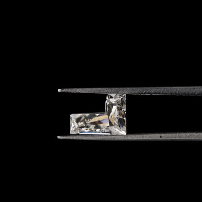 L Shape Labgrown Diamond CVD-Lab Diamond For Studs Anniversary Gift For Neckless Fancy Cut Diamond Antique Cut Diamond Birthday Gift For Her