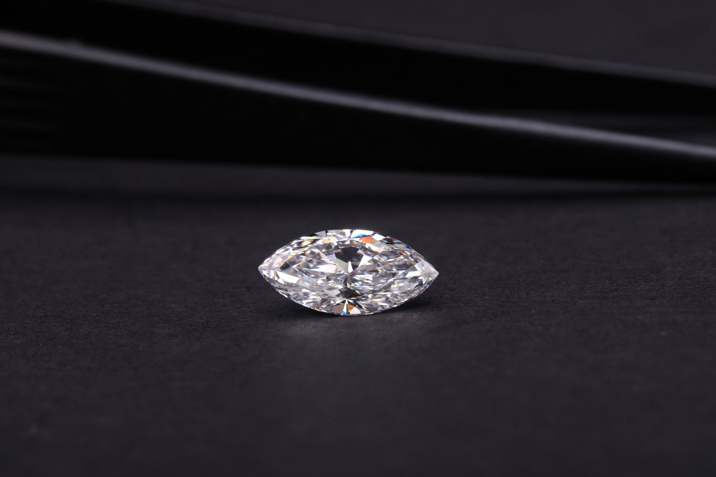 Marquise Cut Lab Grown Diamond,18K White Gold Marquise Diamond Three Stone Ring, Eco-Friendly Marquise Solitaire Diamond Studs HPHT Diamond