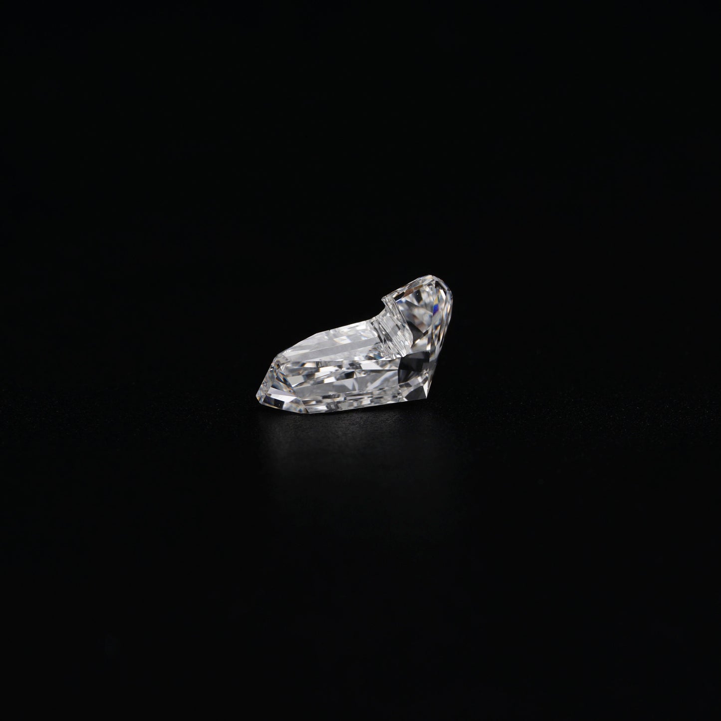 J Shape Lab grown Diamonds " J " Letter Diamond Pendant Gift For Him Fancy Cut Diamond Antique Cut CVD-HPHT Diamond Conflict Free Diamond