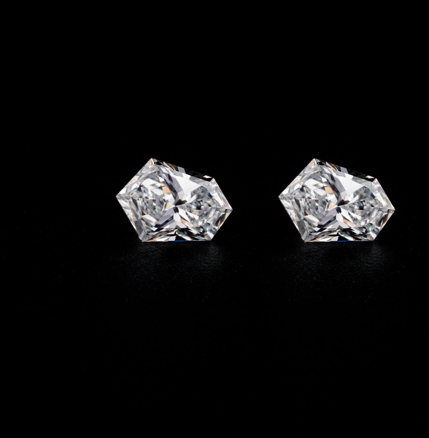 Modified Shield Lab grown Diamonds For Studs Loose Diamond For Engagement Ring For Custom Diamond Ring For Hoop Earring IGI Certified Damond