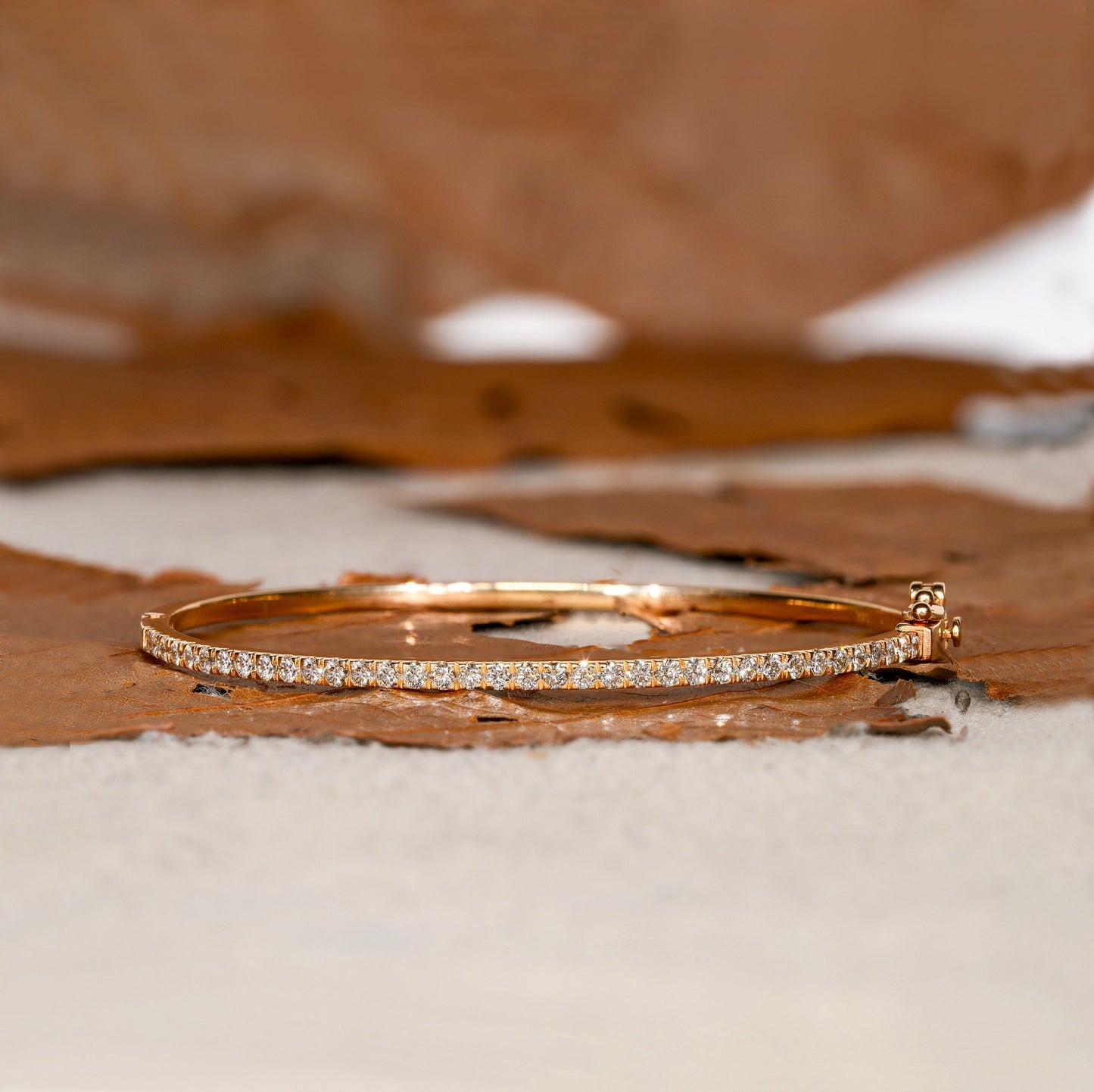 1.70MM Round Brilliant Cut Lab Grown Diamond Bracelet For Women,Round Diamond Wedding Bangle,Anniversary or Wedding Gift,Customized Bracelet