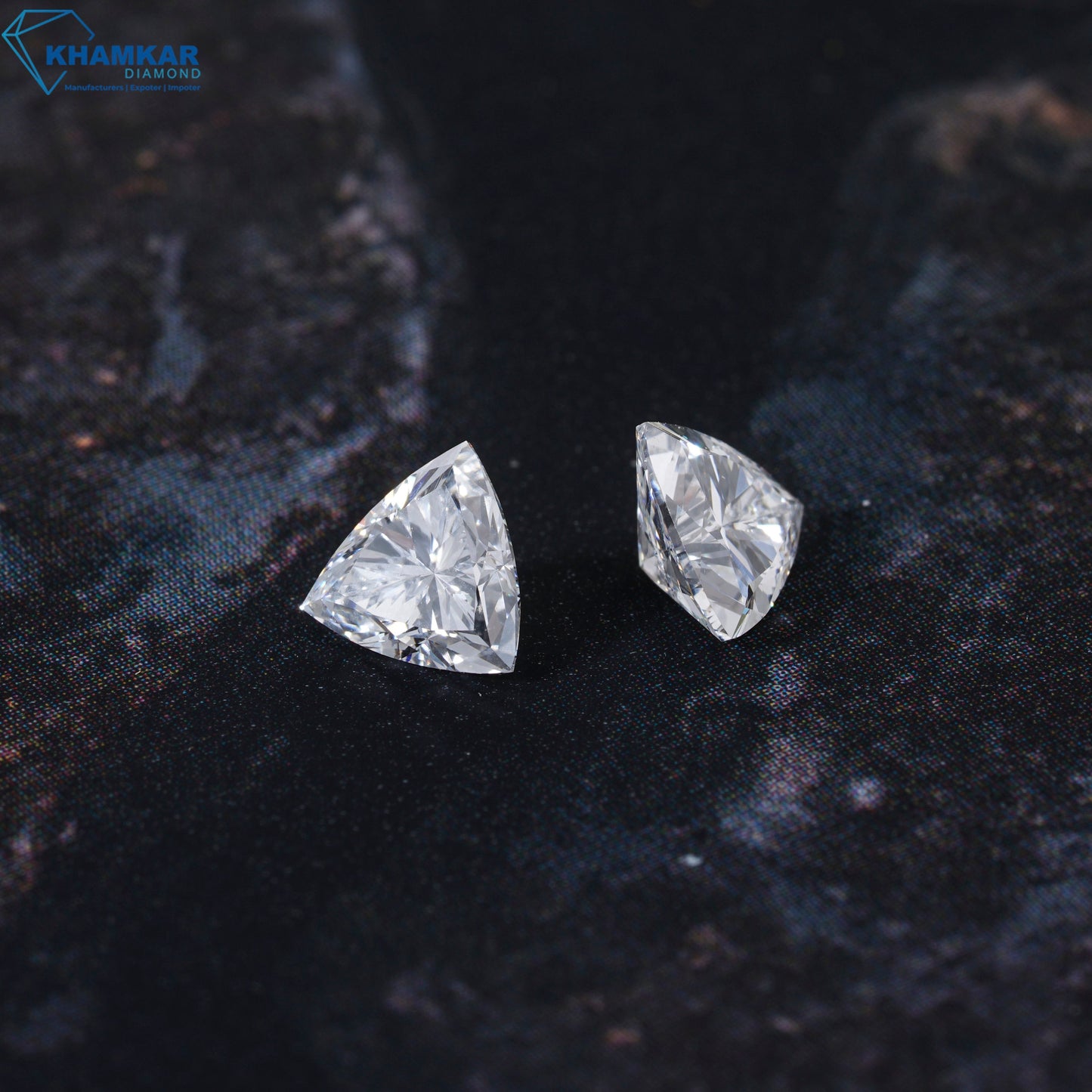 Trillion Cut CVD Labgrown Diamond Loose For Jewelry,CVD-HPHT Diamond Loose For Engagement Ring,Fancy Cut Diamond,Side Stone Ring