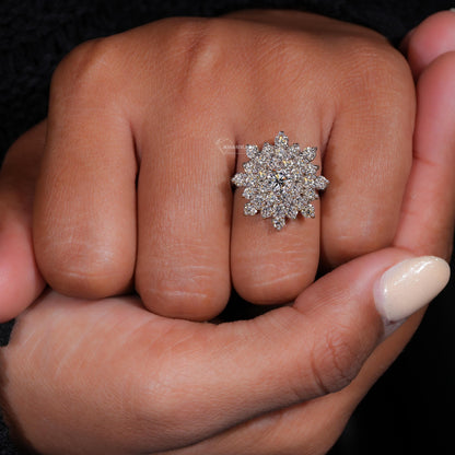 Round Cut Lab Diamond Engagement Ring for Her – Wedding Ring