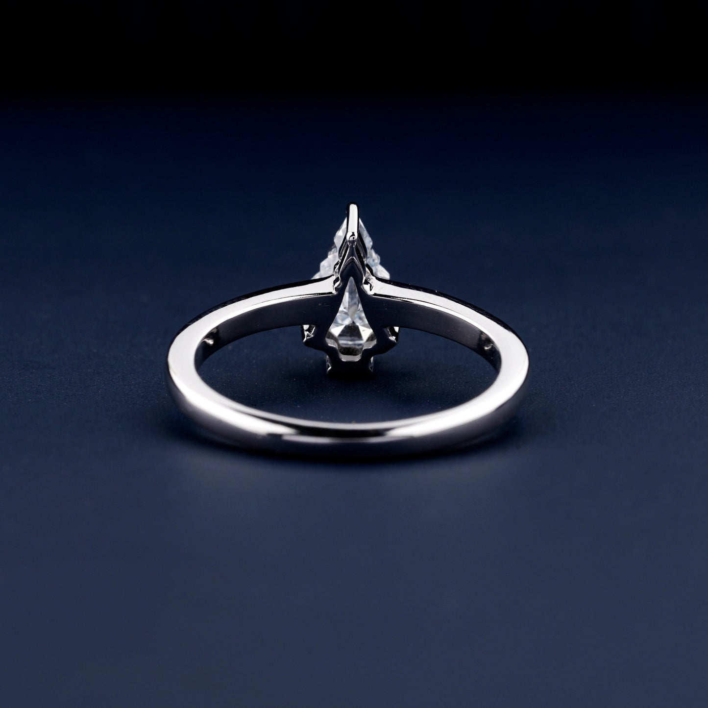 1 CT Christmas Tree Cut Lab Grown Engagement Ring Solitaire Diamond Ring 14kt Gold Antique Cut Diamond Ring As A Gift Christmas Gift Ring