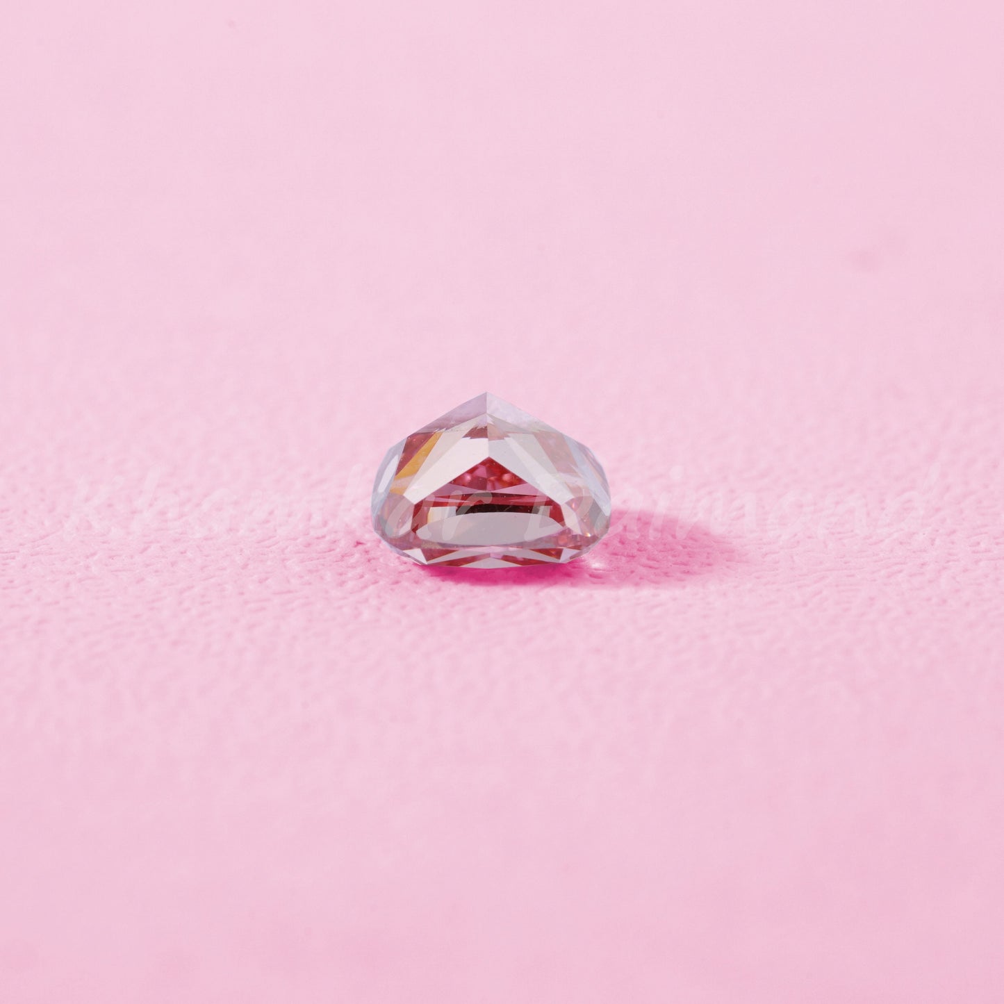 Cushion Pink Lab Grown Diamond CVD Diamond For Engagement Ring Cushion Diamond Halo Wedding Ring Fancy Vivid Pink Diamond Loose For Her