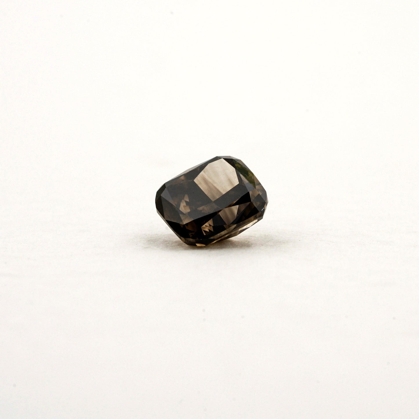 Cushion Lab Grown Black Colored Loose Diamond,Conflict free Diamond,Fancy Colored Diamond, Cushion Cut CVD Diamond Solitaire Pendant