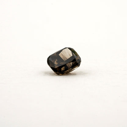 Cushion Lab Grown Black Colored Loose Diamond,Conflict free Diamond,Fancy Colored Diamond, Cushion Cut CVD Diamond Solitaire Pendant