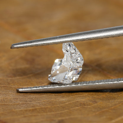 Fancy Rabbit Shape Lab Grown Diamond for Necklace & Earrings