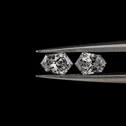 Modified Shield Lab grown Diamonds For Studs Loose Diamond For Engagement Ring For Custom Diamond Ring For Hoop Earring IGI Certified Damond