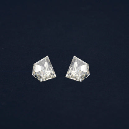 Cadillac Step Cut Lab grown Diamonds Pair For Side Stone Ring CVD-HPHT Diamond For Studs Matching Pair Of Antique Shape Diamond Loose