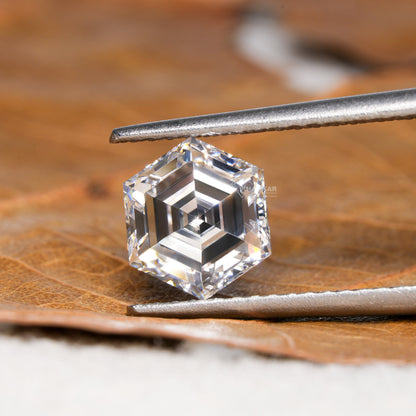 1.00 CT Hexagon Step Cut Lab Grown Diamond