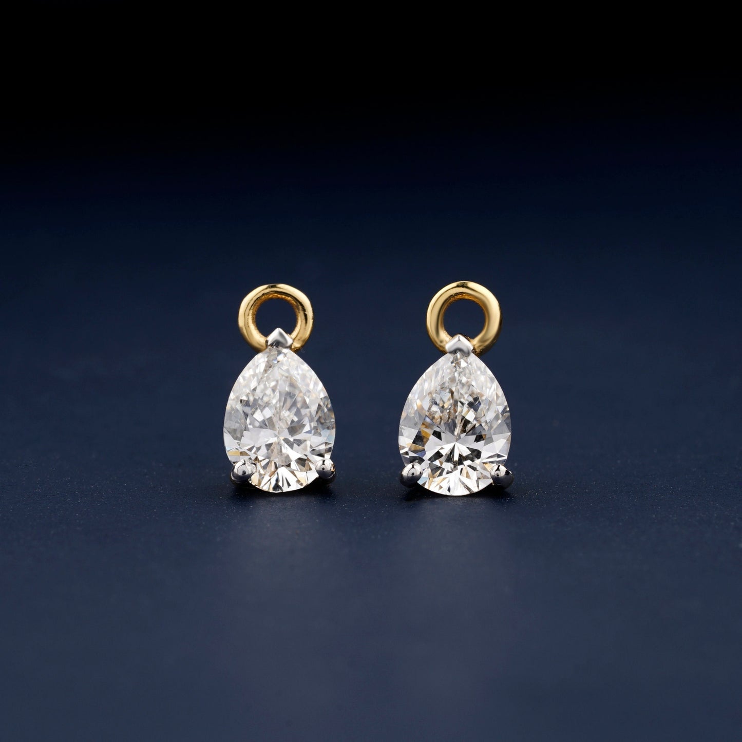 0.50CT Each Pear Cut Labgrown Diamond Earring,Charms Stud Earrings Wedding Gift, Gift For Anniversary Earring,Eco Diamond Loose For Earrings