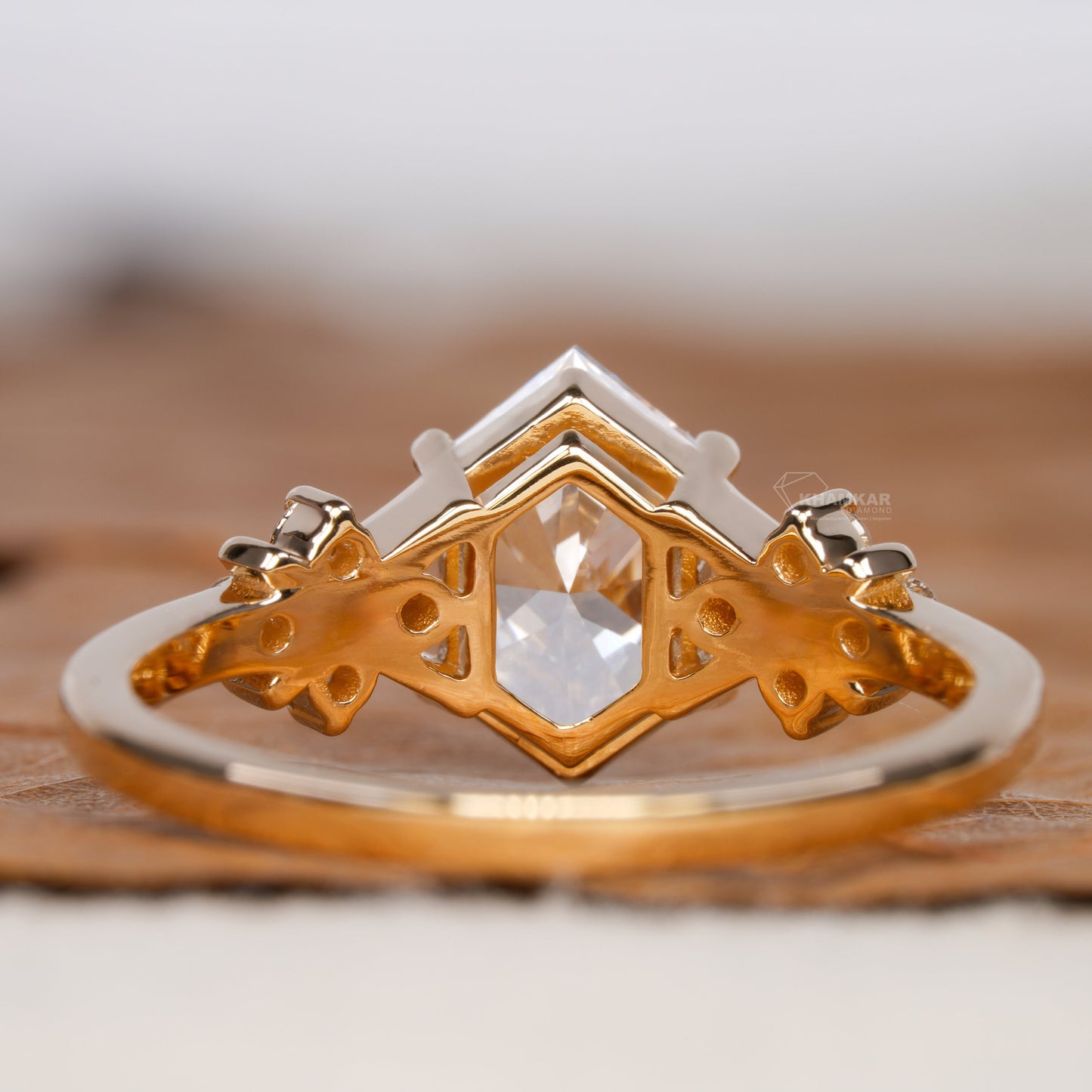 1CT Lab Grown Dutch Marquise Diamond Wedding Ring for Her