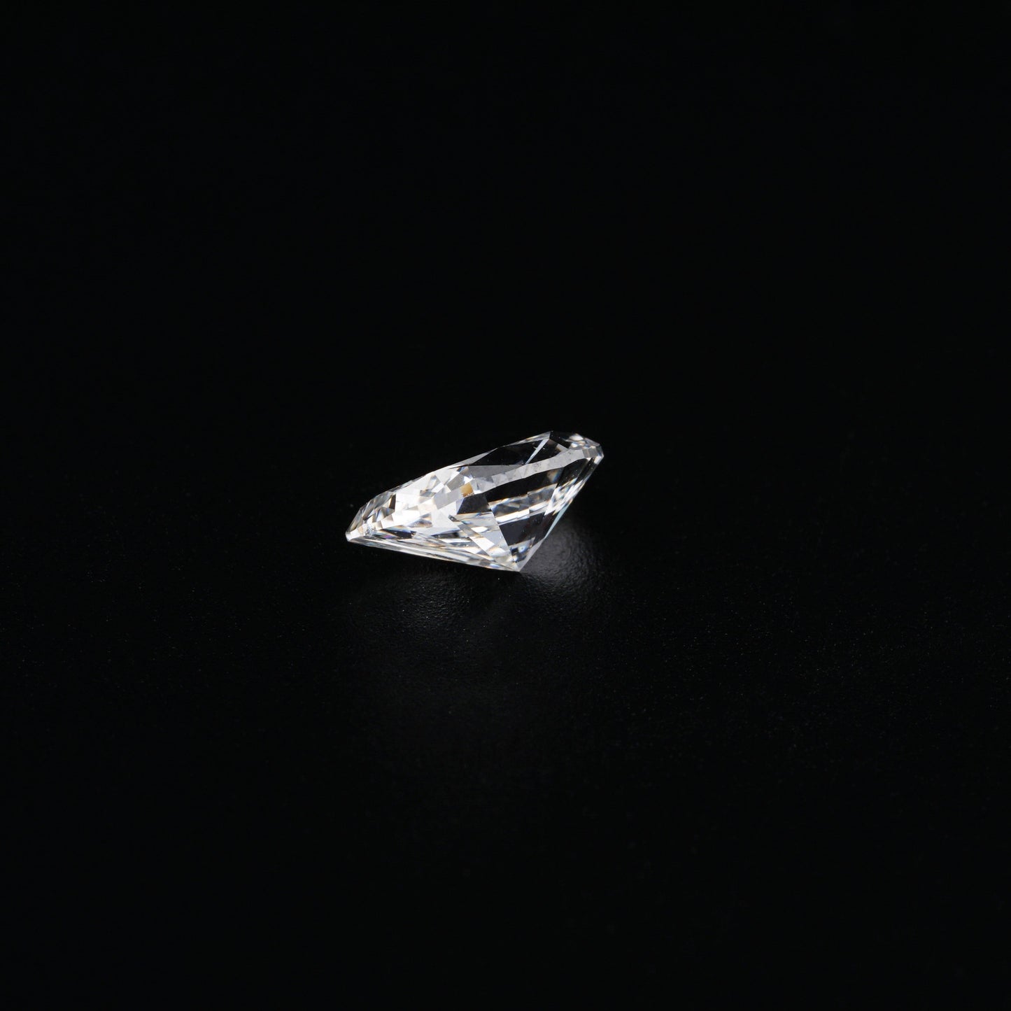 Half Moon Brilliant Cut Labgrown Diamond Engagement Ring, CVD-HPHT Diamond For Studs,Anniversary Gift,Fancy Cut Diamond,Side Stone Ring