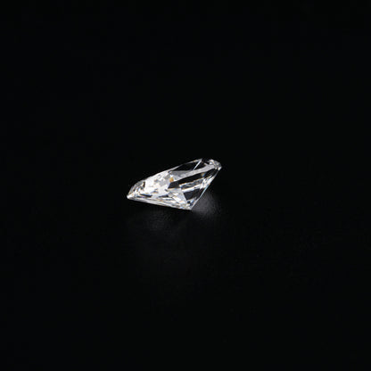 Half Moon Brilliant Cut Labgrown Diamond Engagement Ring, CVD-HPHT Diamond For Studs,Anniversary Gift,Fancy Cut Diamond,Side Stone Ring