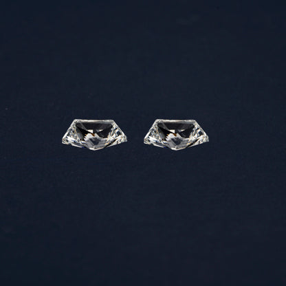 Cadillac Step Cut Lab grown Diamonds Pair For Side Stone Ring CVD-HPHT Diamond For Studs Matching Pair Of Antique Shape Diamond Loose