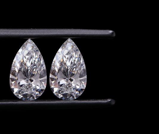 Pear Cut Lab grown Diamond Pair For Earring Eco Friendly Diamond For Engagement Ring Pear Diamond For Anniversary Gifts Fancy Cut Diamond