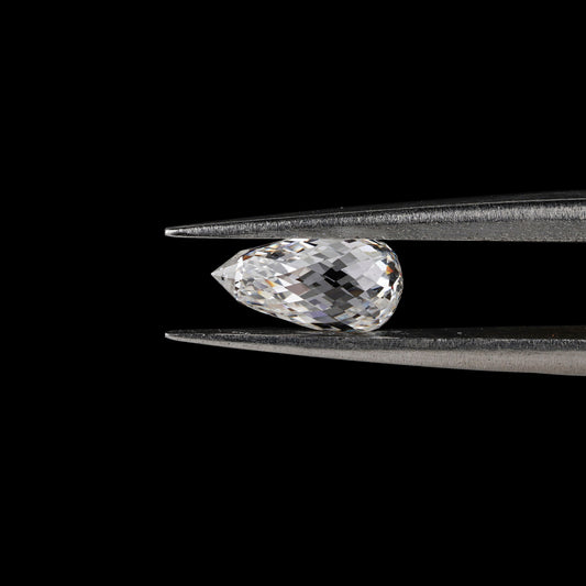 Briolette Lab Grown Diamond For Solitaire Studs HPHT Lab Created Diamond For Drop Earring  For Hoop Diamond Earring For Customization