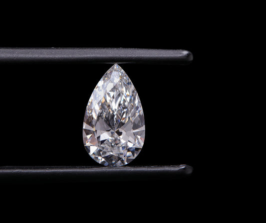 Pear Cut Lab grown Diamond For Engagement Ring Conflict Free Diamond Loose For Her Pear Cut CVD Diamond For Solitaire Necklace Gift For Her
