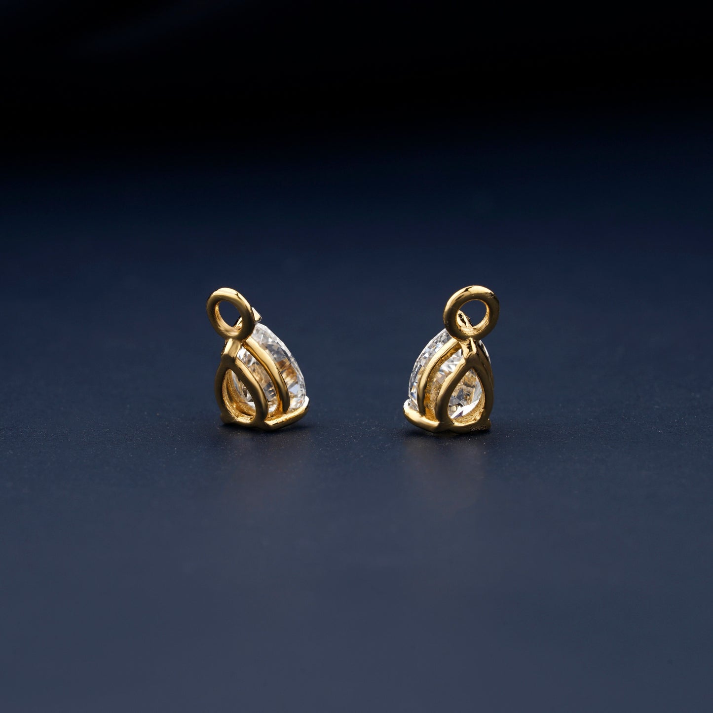 0.50CT Each Pear Cut Labgrown Diamond Earring,Charms Stud Earrings Wedding Gift, Gift For Anniversary Earring,Eco Diamond Loose For Earrings