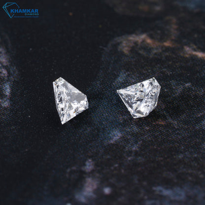 Shield Cut Labgrown Diamond For Stud Lab Grown Diamond Loose For Jewellery  CVD-HPHT Lab Diamond Loose For Gift For Diamond Ring