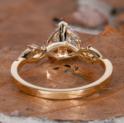 1.00CT Heart Lab Diamond Engagement Ring | E/VS Ring