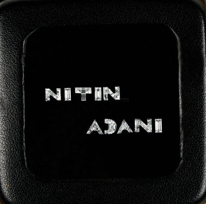 1.22CT"NITIN ADANI" Letter Alphabetical Initial Lab Grown Loose Diamond Customized Pendant For Gift Alphabet Pendant CVD For Hip Hop Jewelry