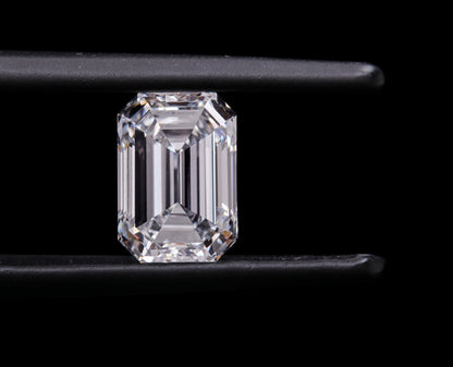 Emerald Cut Labgrown Diamond For Engagement Ring DE Color Loose Diamond For Wedding Band Emerald Cut Solitaire Diamond Pendant CVD Diamond